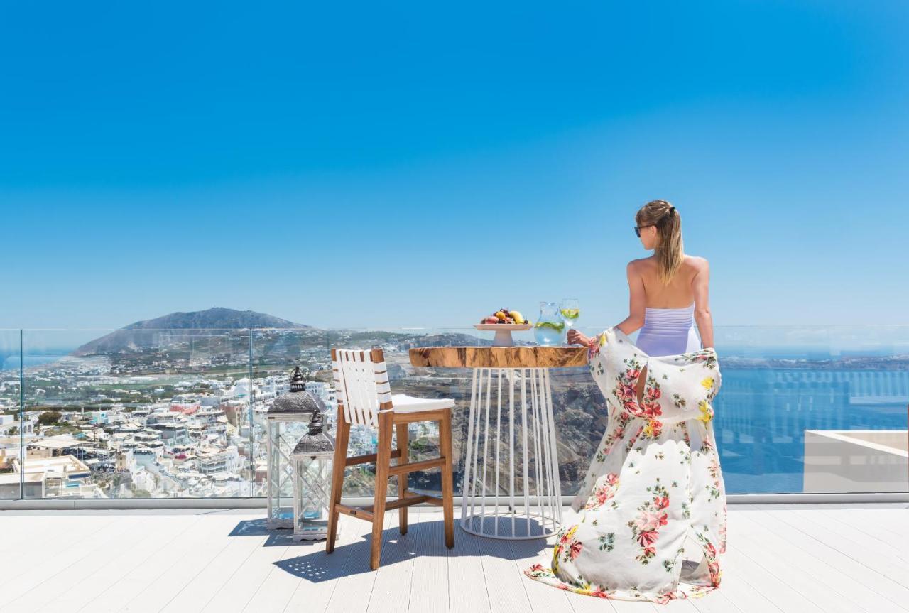 Mythical Blue Luxury Suites (Adults Only) Fira  Dış mekan fotoğraf