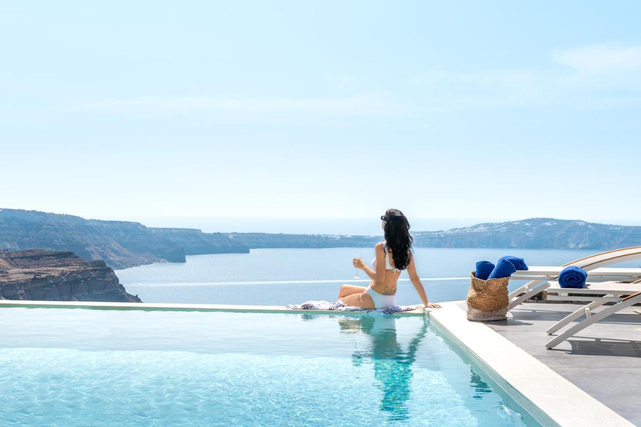 Mythical Blue Luxury Suites (Adults Only) Fira  Dış mekan fotoğraf